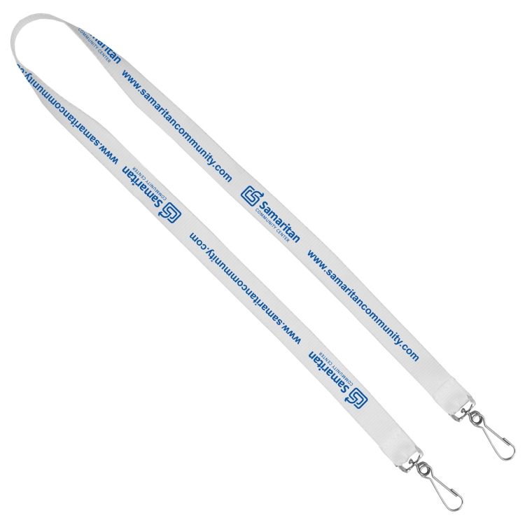 "CULVER" 3/4" Width Dual Attachment Silkscreen Polyester Lanyard 2
