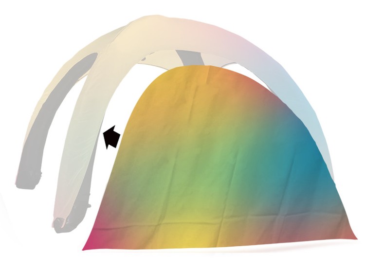 Inflatable Tent Printed 17' Wall