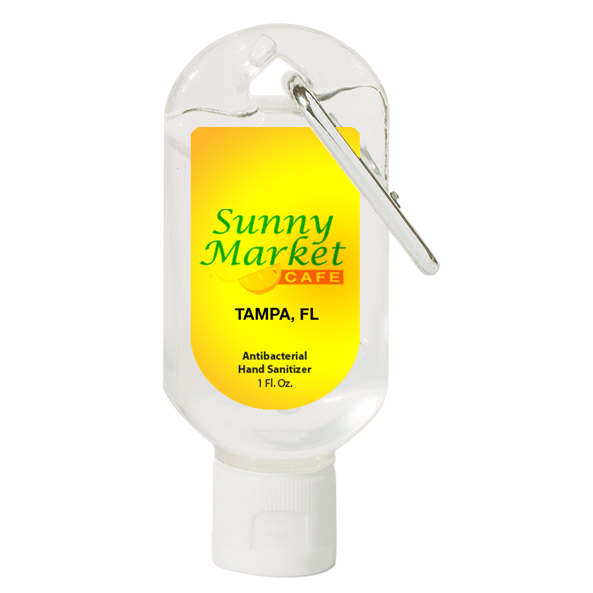 1 Oz. Hand Sanitizer With Carabiner 3