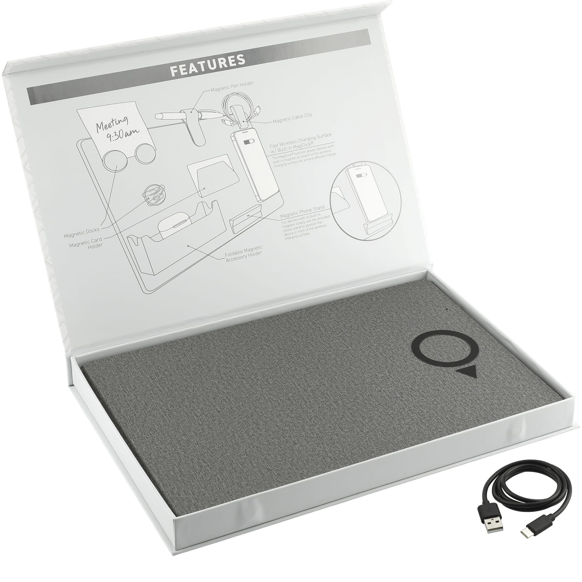 MagClick™ Fast Wireless Charging Desk Organizer 20