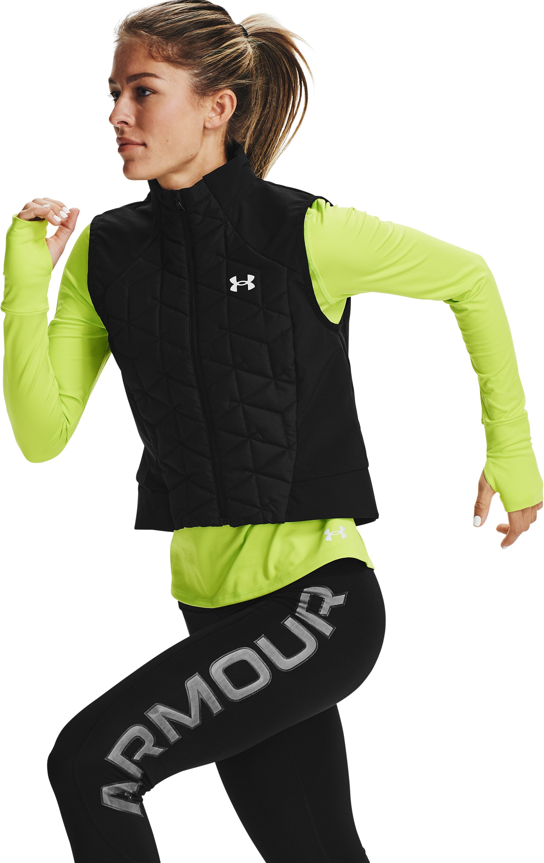 UA Storm ColdGear Reactor Run Women's Vest 4