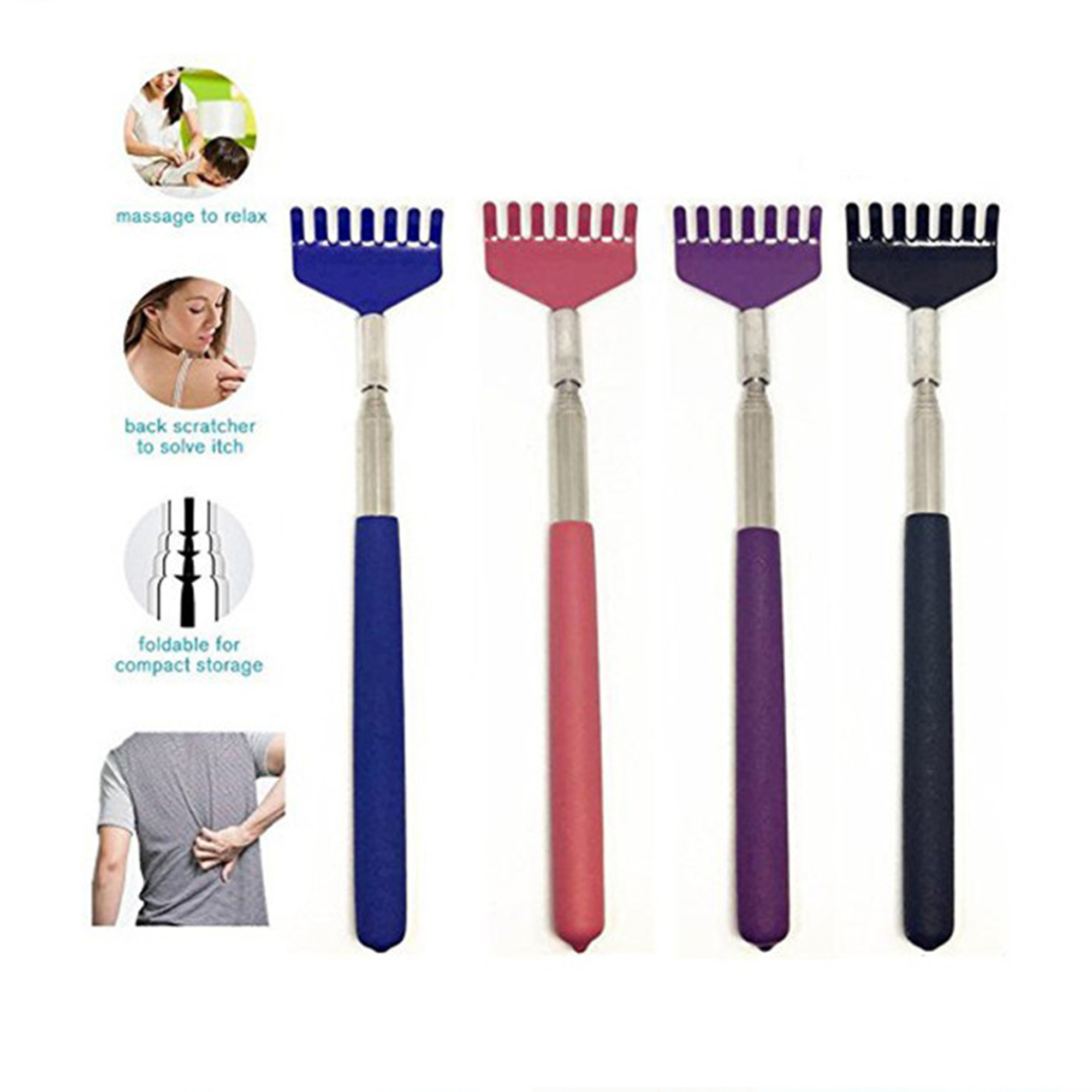 Stainless Steel Telescopic Back Scratcher 2