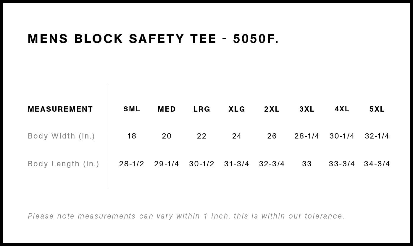 Block Safety Tee | 5050F 20