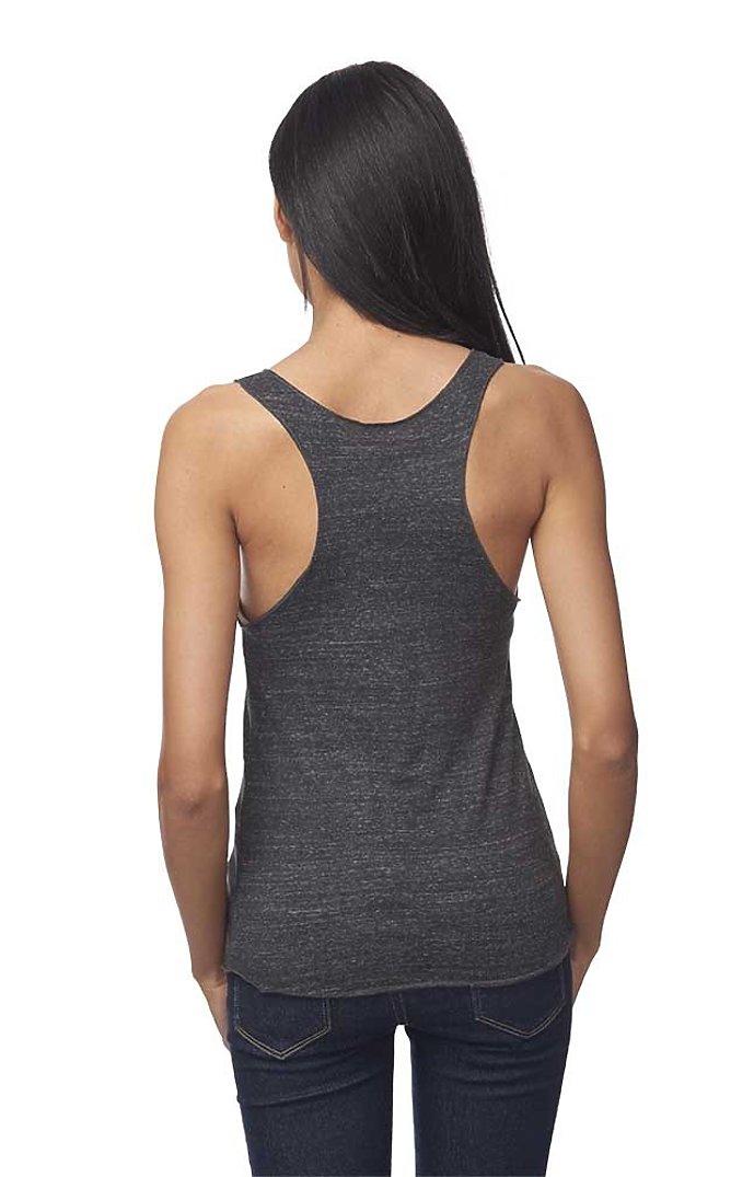 Women's Triblend Raw Edge Tank Top 4