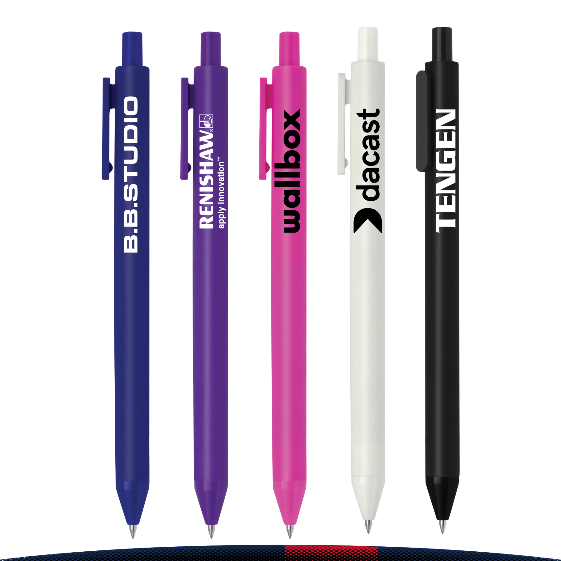 Zoof Rubberized Plastic Pen 6