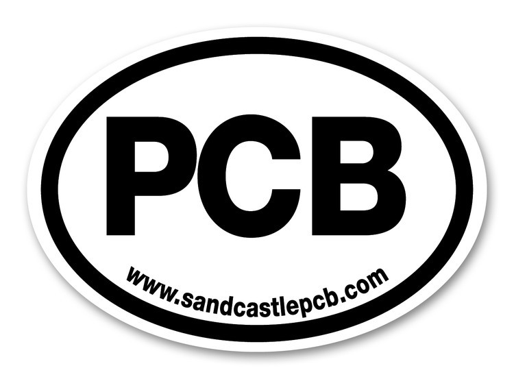 USA Made Premium UV Window Micro-Suction Cling Decal (3"x4.25") Oval Shape