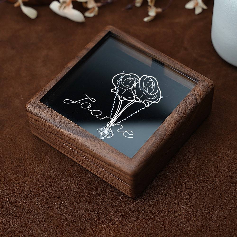Wood Necklace Box 6