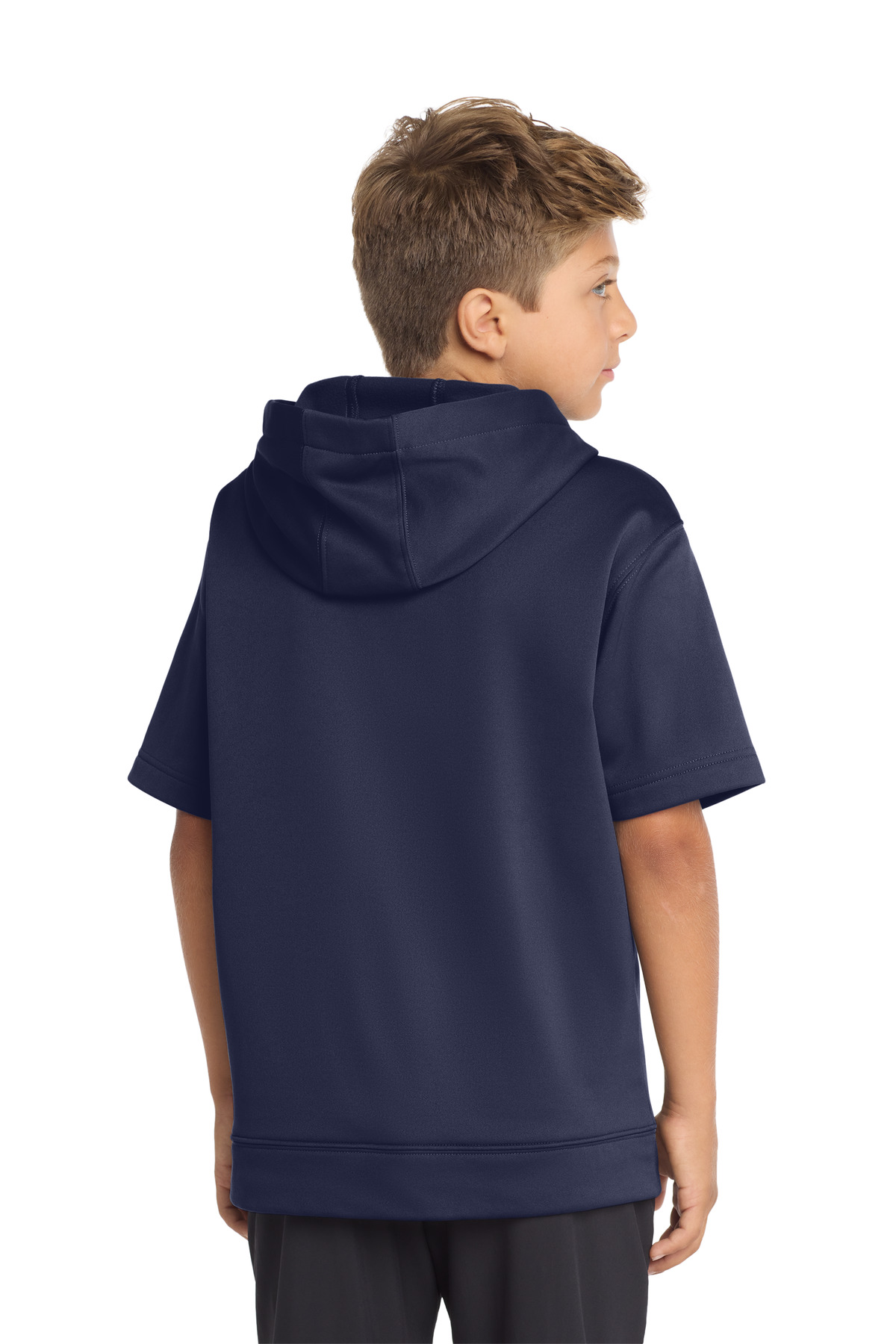 Sport-Tek Youth Sport-Wick Fleece Short Sleeve Hooded Pullover. YST251 28