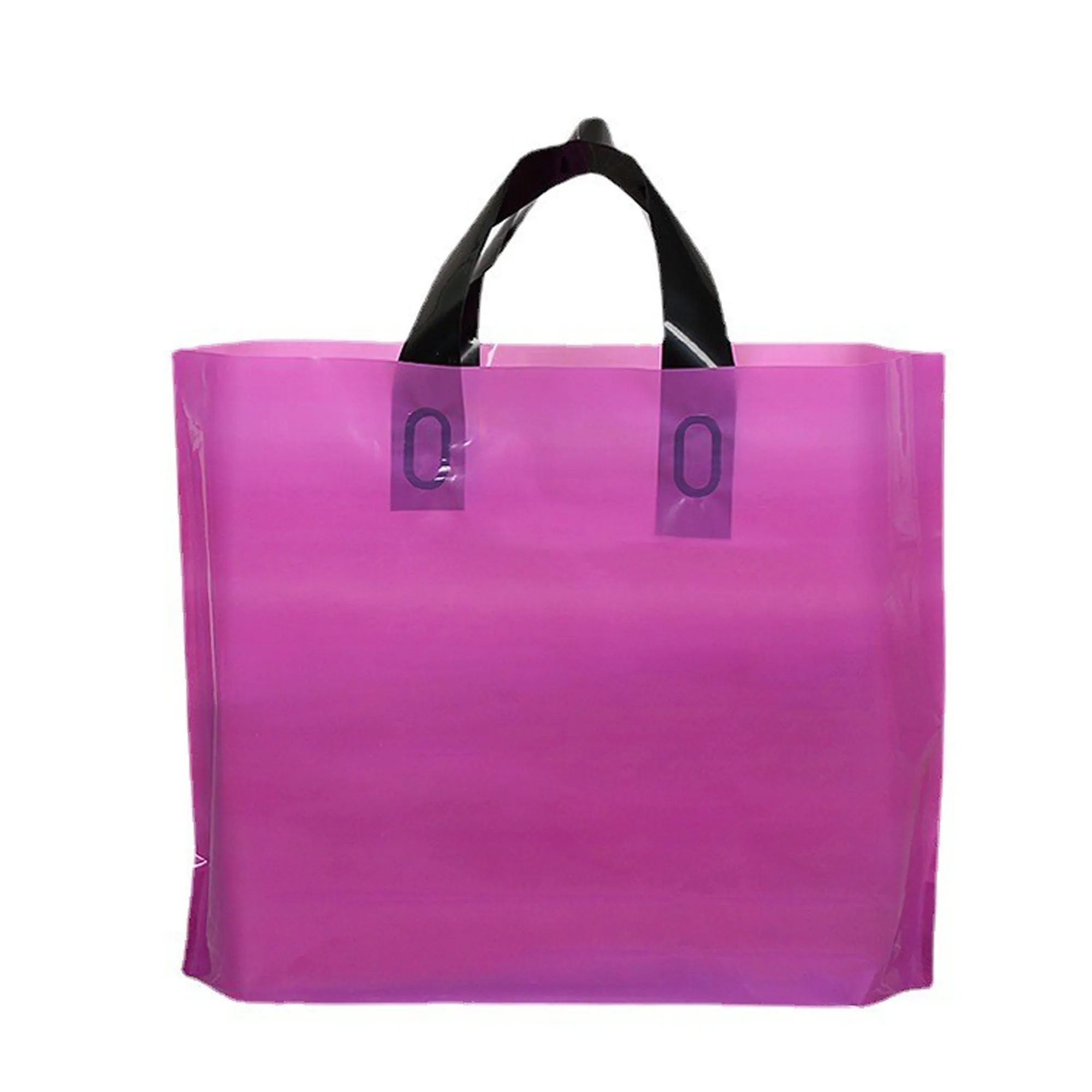Custom Plastic Grocery Tote Bag MOQ500 5