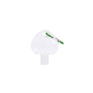 30ml Heart Dispenser Bottle With Carabiner 30