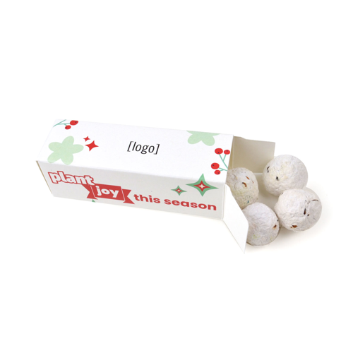 Holiday Cardstock Gift Box with 4 Bombs inside 2