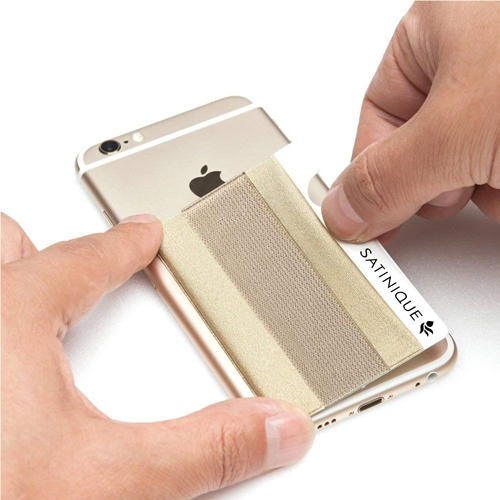 Mobile Phone Elastic Grip With Wallet - 2 In 1 1