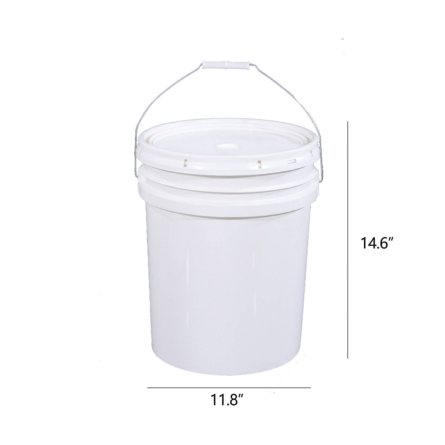 5 Gallon White Bucket 3