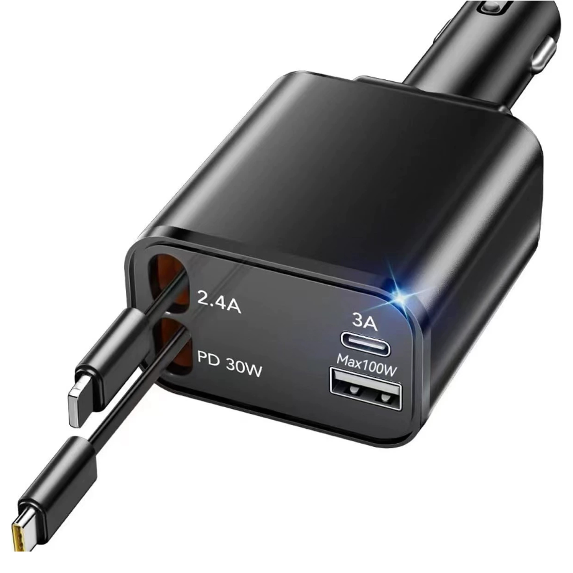 Retractable Car Charger 2