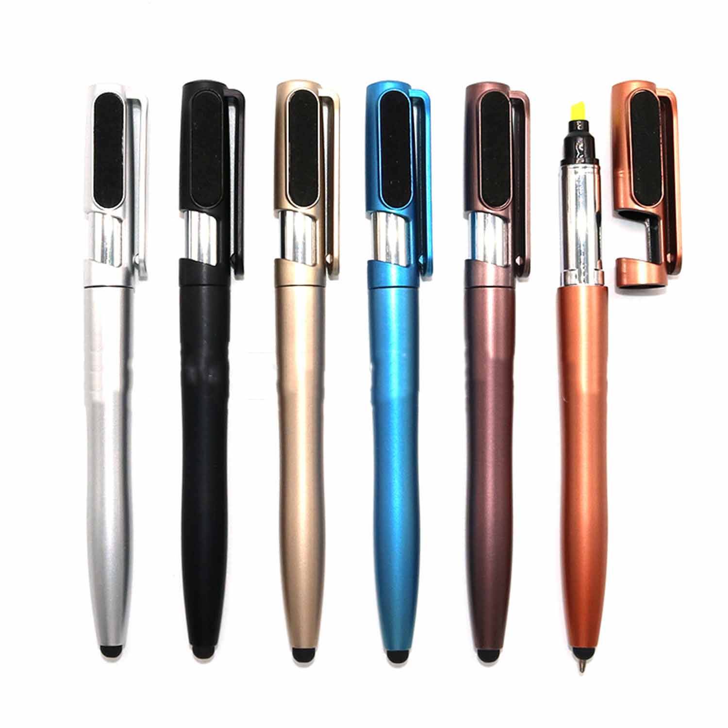 Multifunctional touch 2-in-1 highlighter ballpoint pen 6