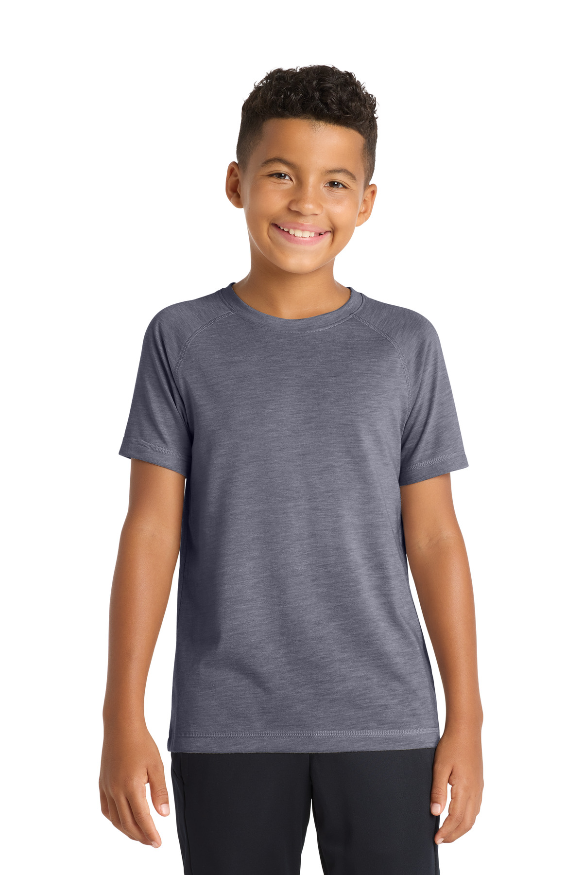Sport-Tek Youth PosiCharge Tri-Blend Wicking Raglan Tee. YST400 18