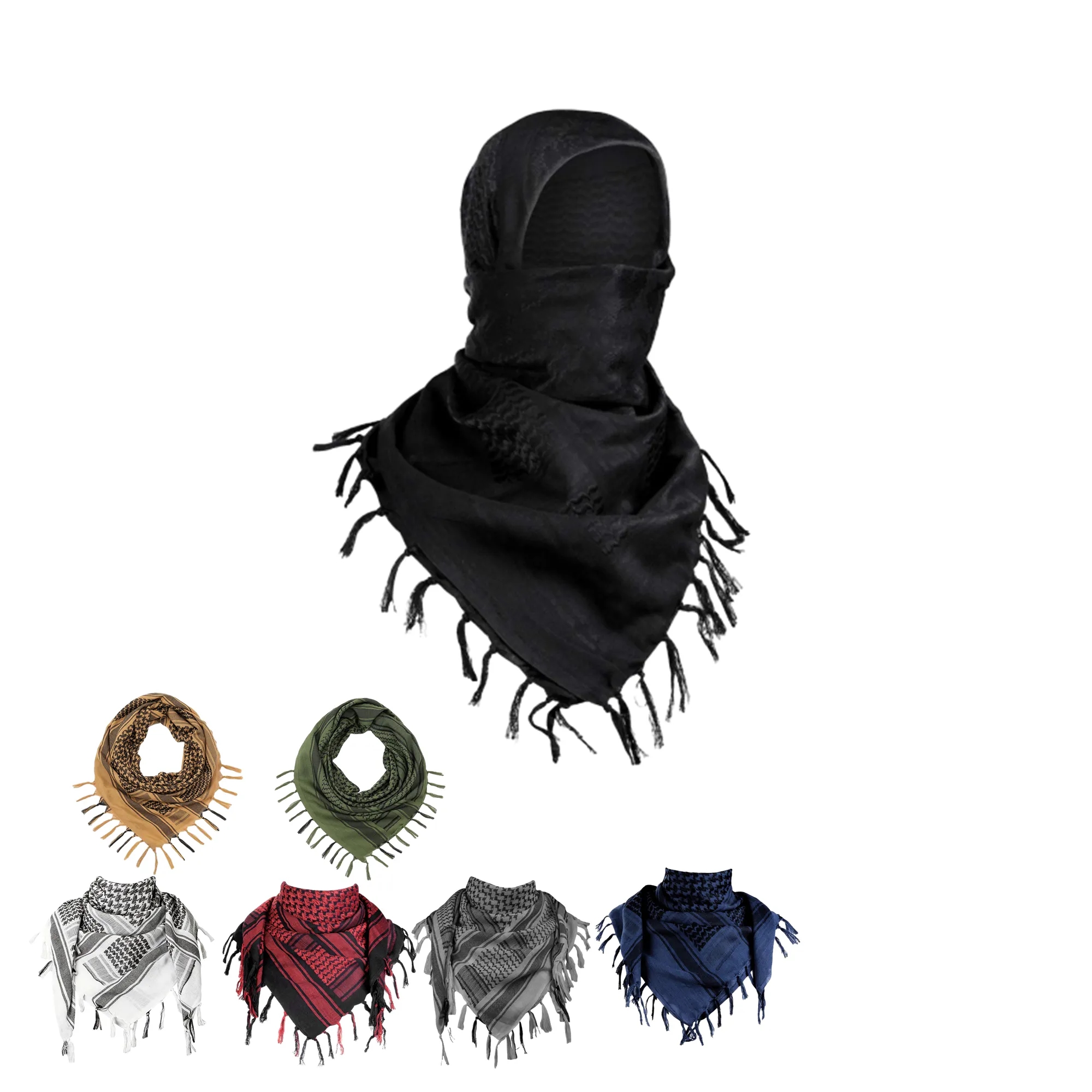 Muslim Hijab Tactical Neckerchief Desert Neck Scarf