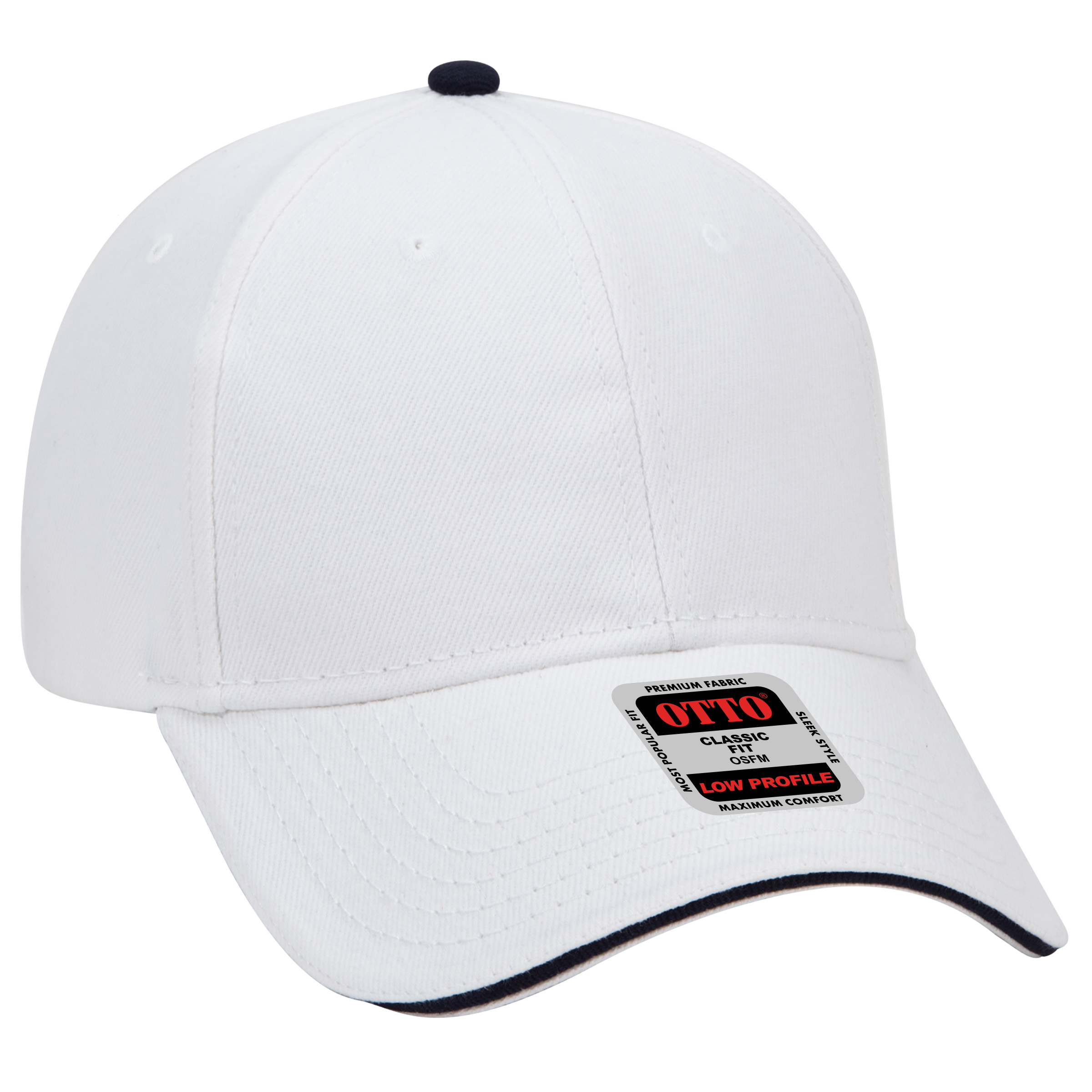 OTTO CAP® 6 Panel Low Profile Baseball Cap 23