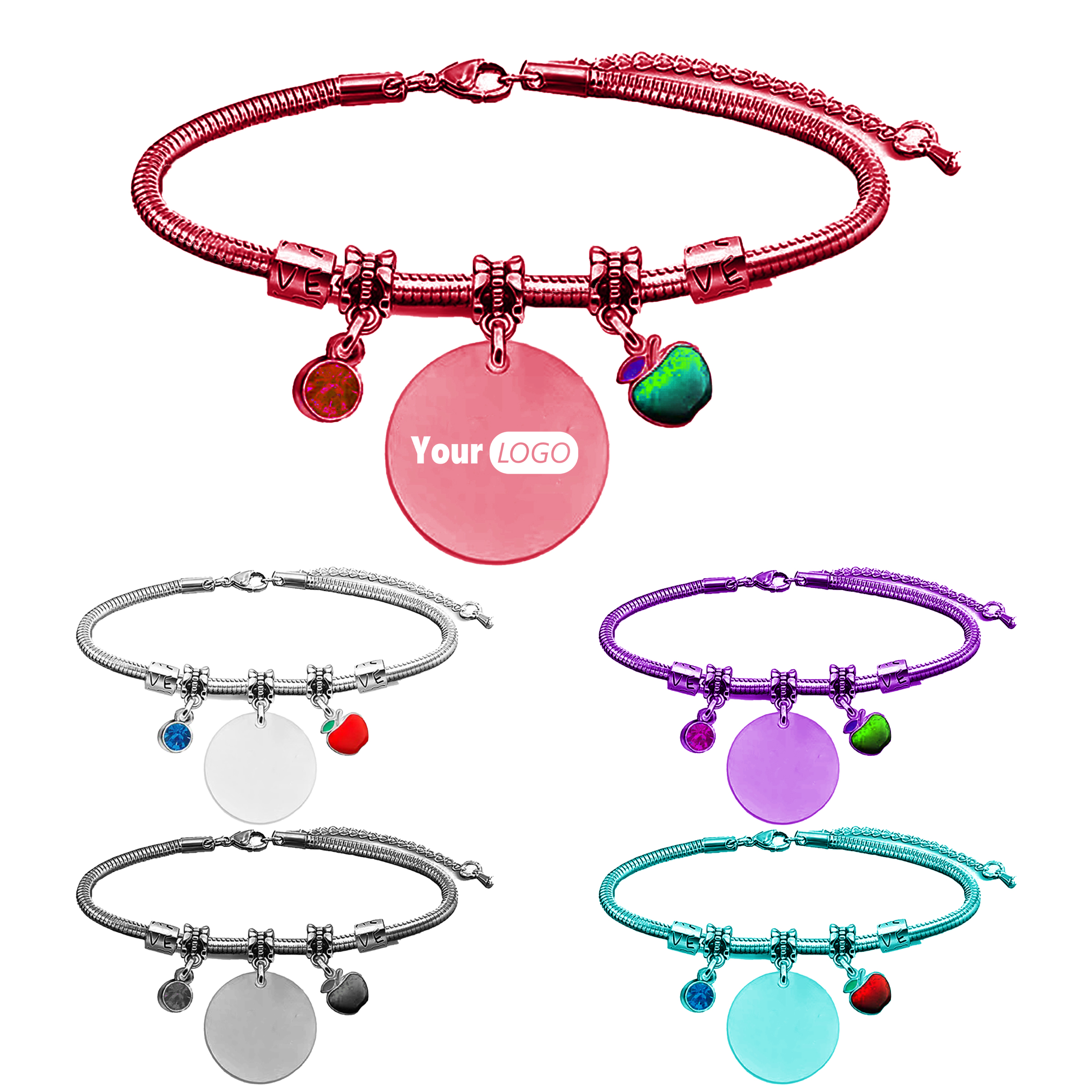 Stainless Steel Personalized Snake Bone Bracelet For Style And Branding 1