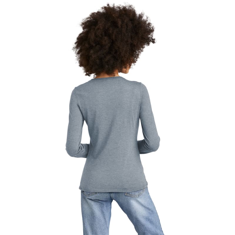 District Women's Perfect Tri Long Sleeve V-Neck Tee 21