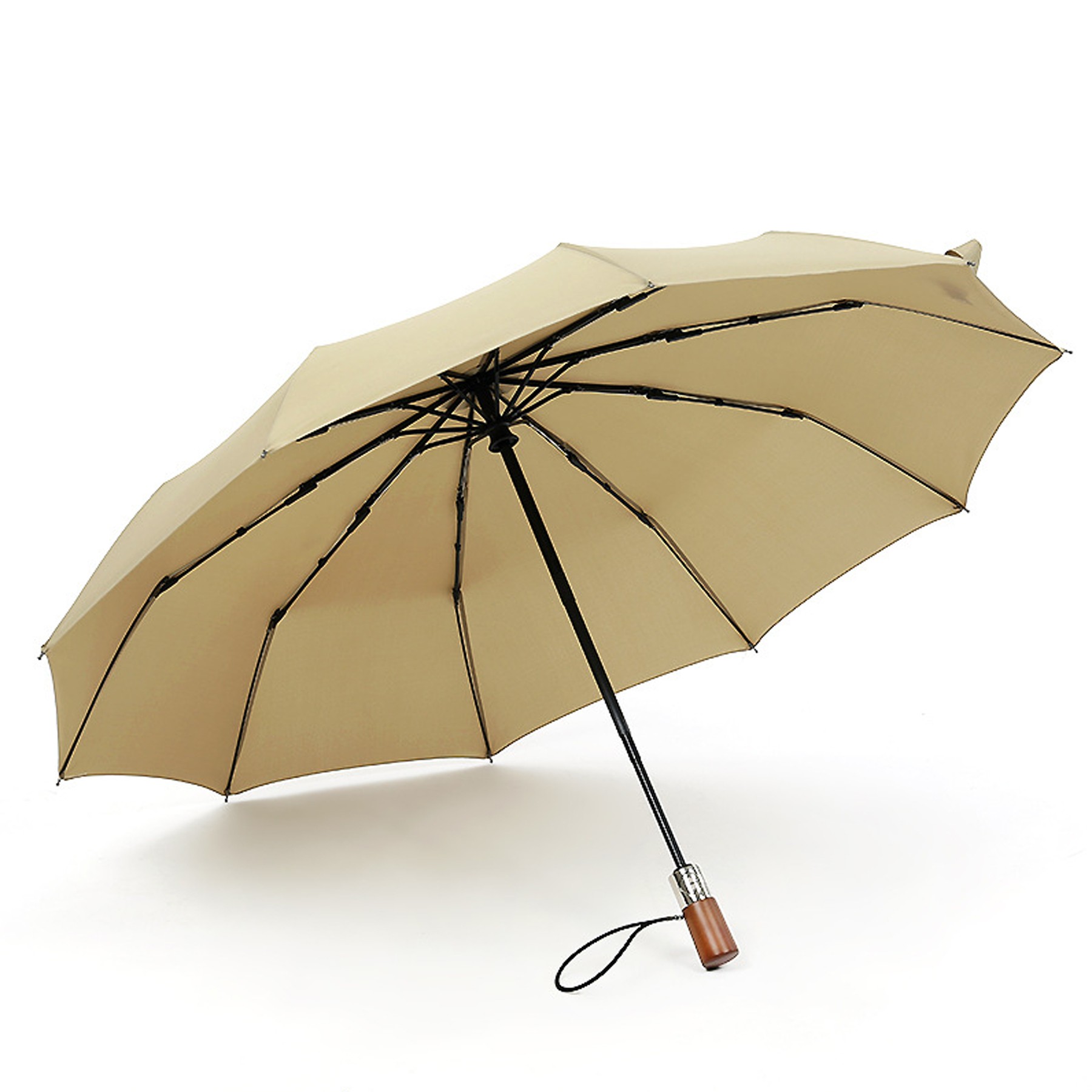 10 Ribs Auto Open Close Folding Umbrella 5