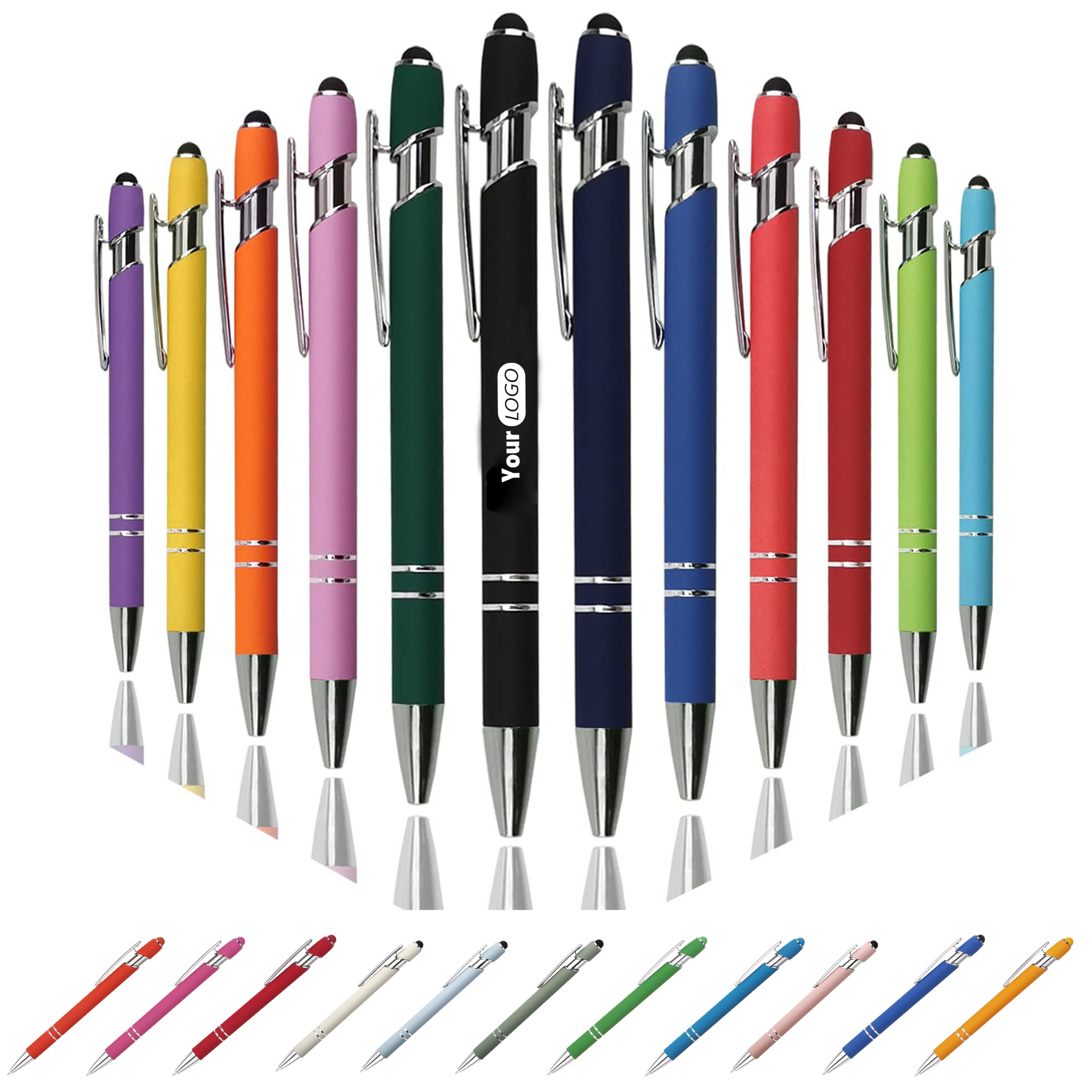 Aluminum Colored Ballpoint Pen 2