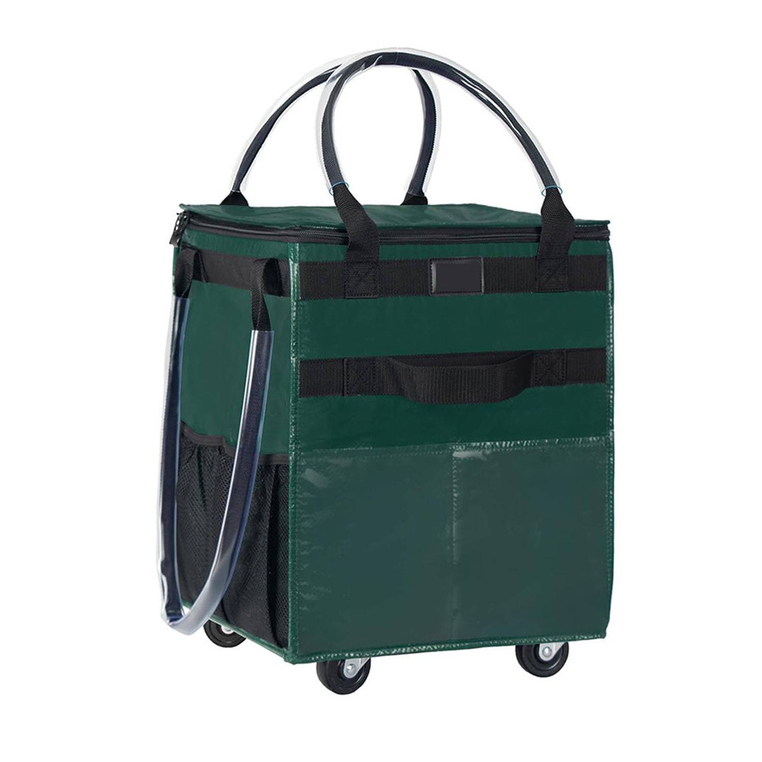 Reusable Wheeled Grocery Shopping Bag w/ Handle 4