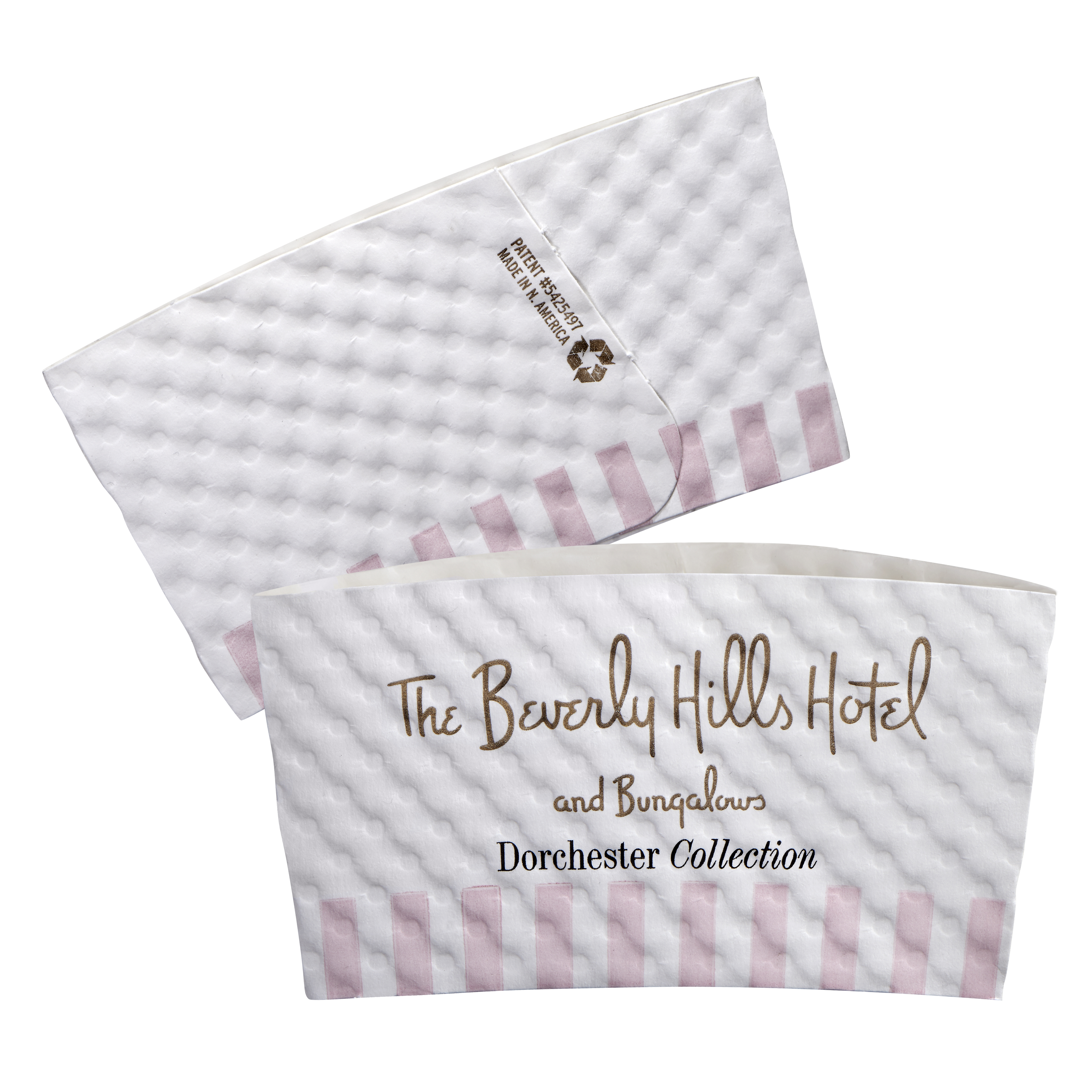 Small White Hot Cup Sleeves - Flexographic printed 3