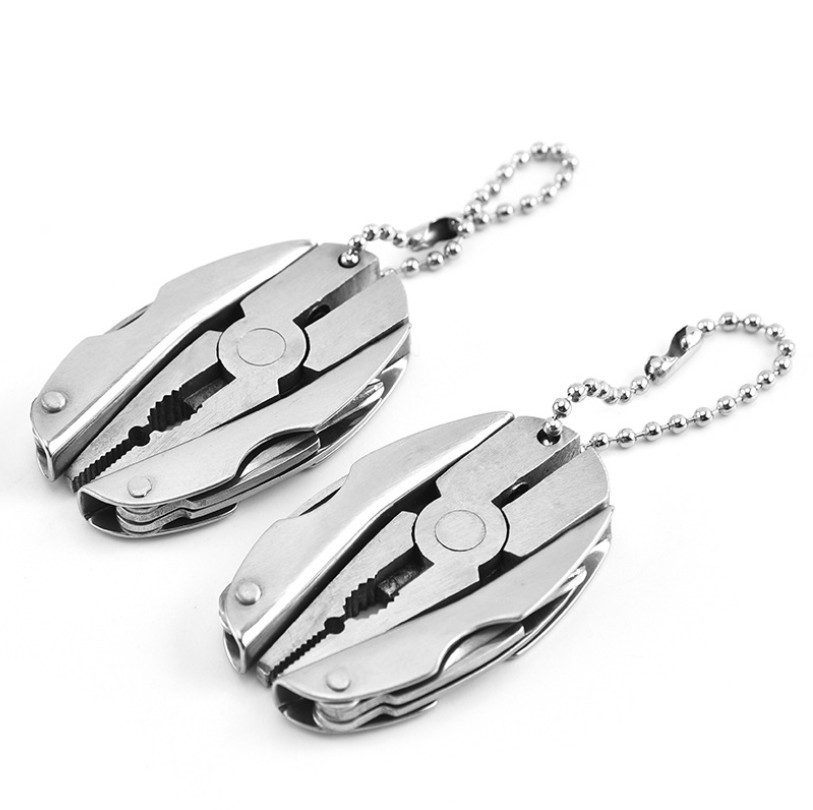 Portable Multi-Tool Folding Pliers with Key Chain 7