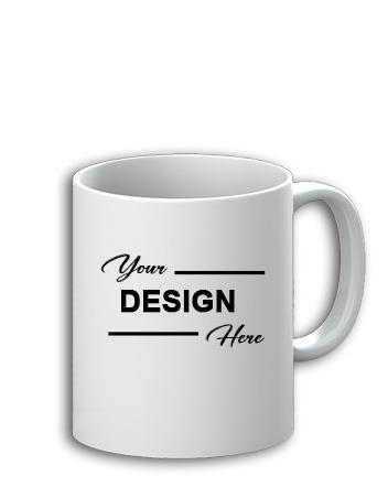 Drinkware: Simple White Coffee Sublimation Mugs. 1