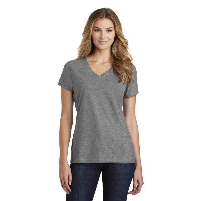 Port & Company Women's Fan Favorite Blend V-Neck Tee. 91