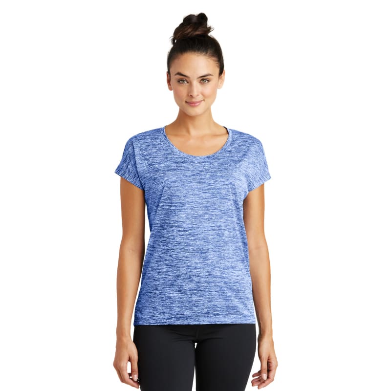 Sport-Tek Women's PosiCharge Electric Heather Sporty Tee. 54