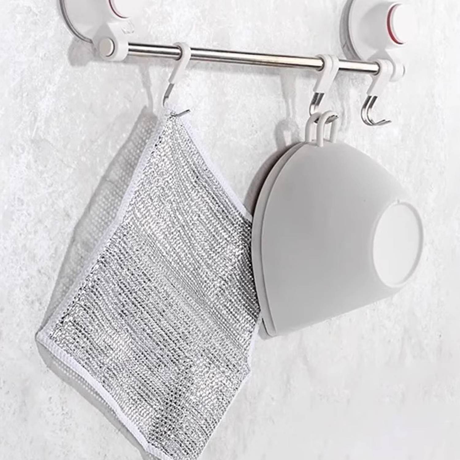 Multipurpose Wire Dishwashing Rags for Wet and Dry 4