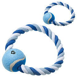 Circlet Rope Ring & Ball Pet Toy 6