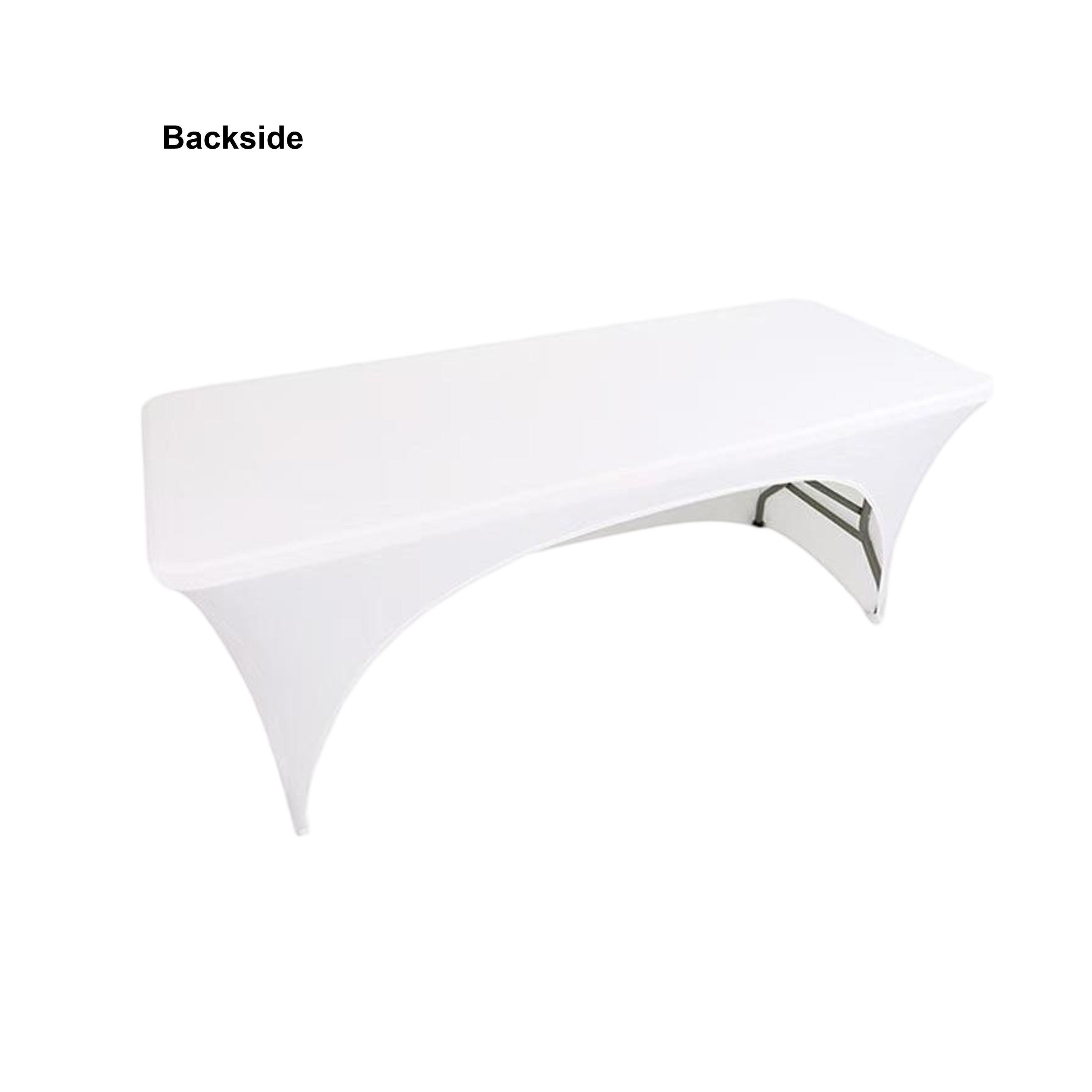 6' Open Back Full Color Stretch Table Cover 6