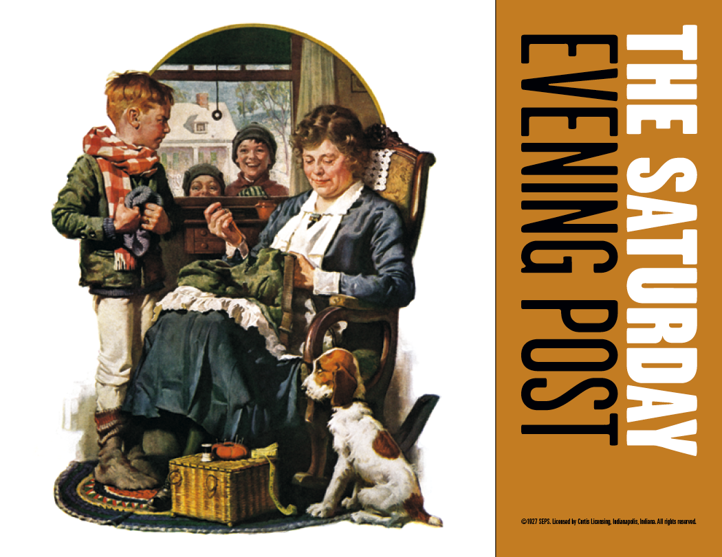 Good Value™ The Saturday Evening Post - Stapled Calendar 25