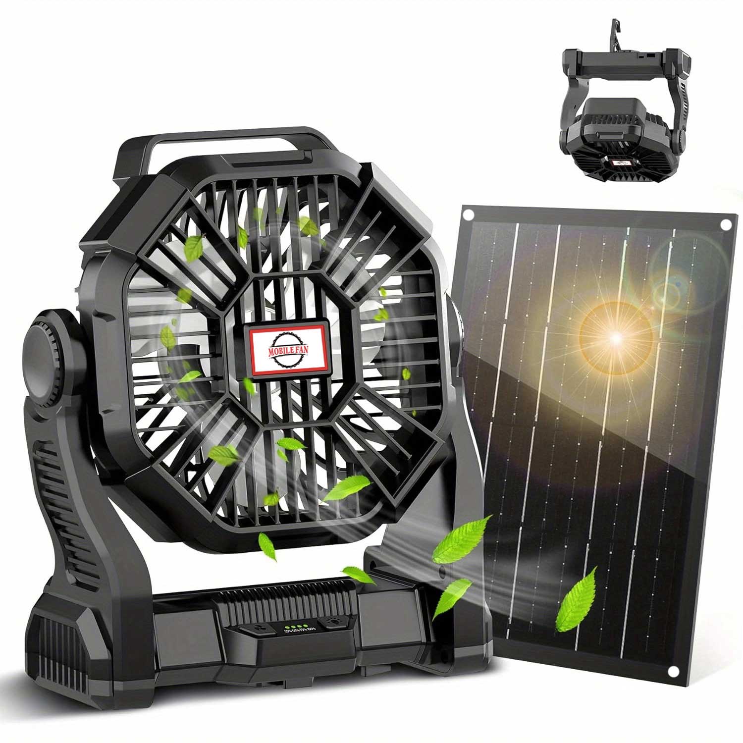 Rechargeable Camp Fan & Emergency Light 9