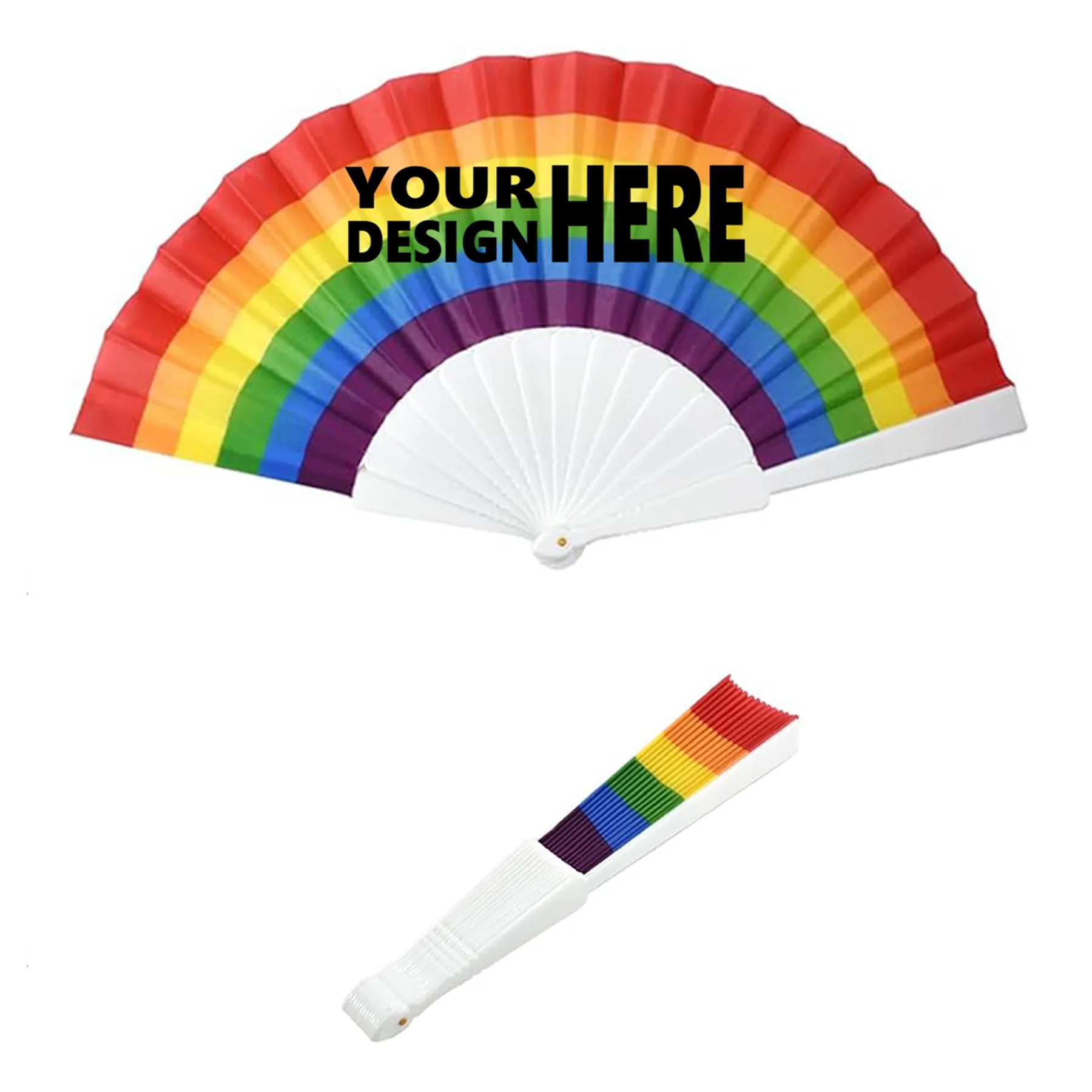 Full Color Folding Hand Fan 3