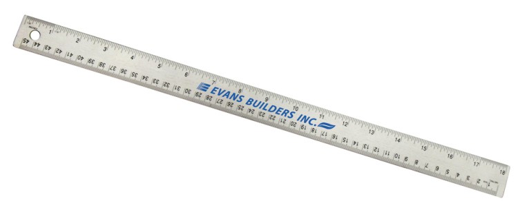 18" Flexible Stainless Steel Ruler 1