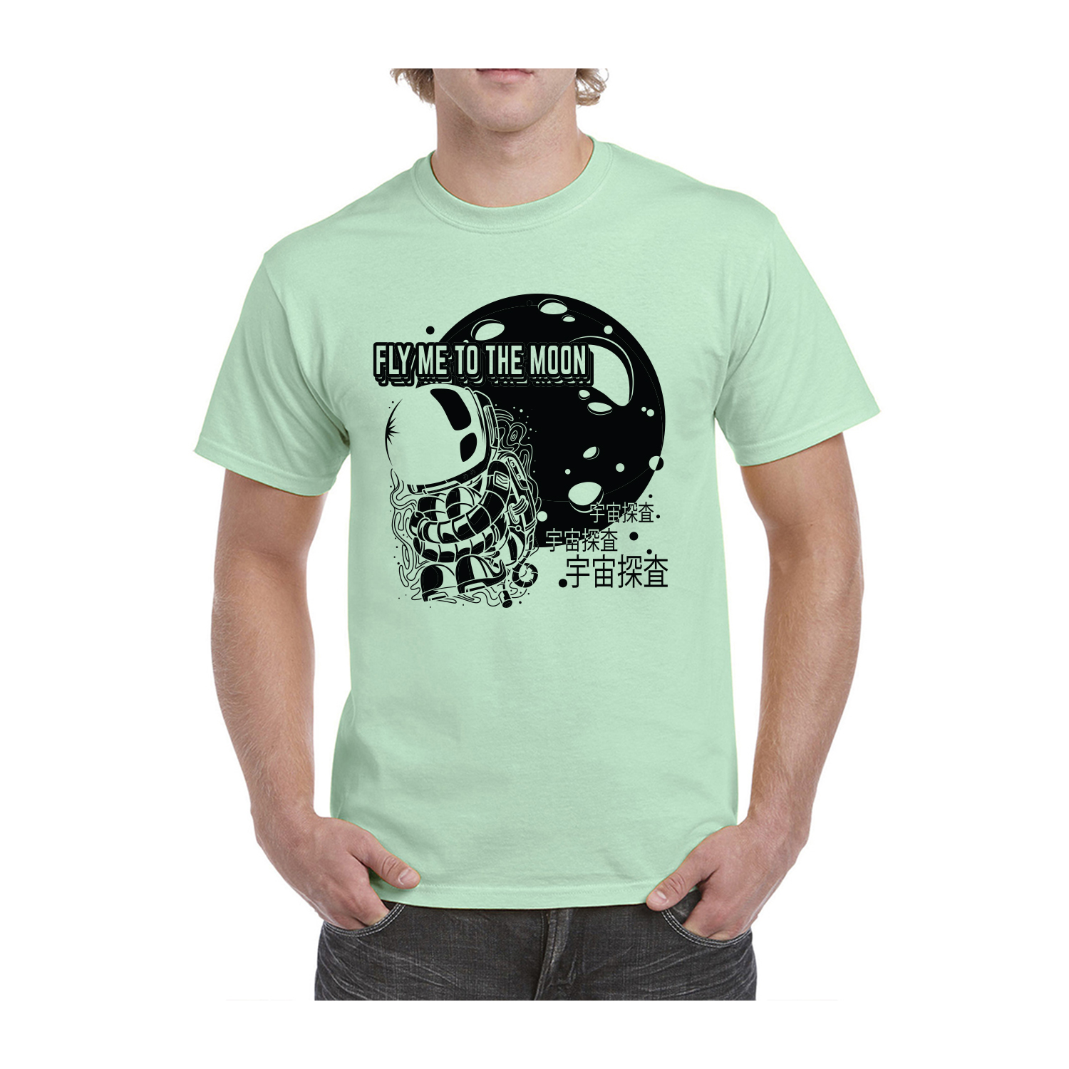 Gildan™ 5.3 oz Cotton Pre-Shrunk T-Shirt (1 Color Imprint) 14