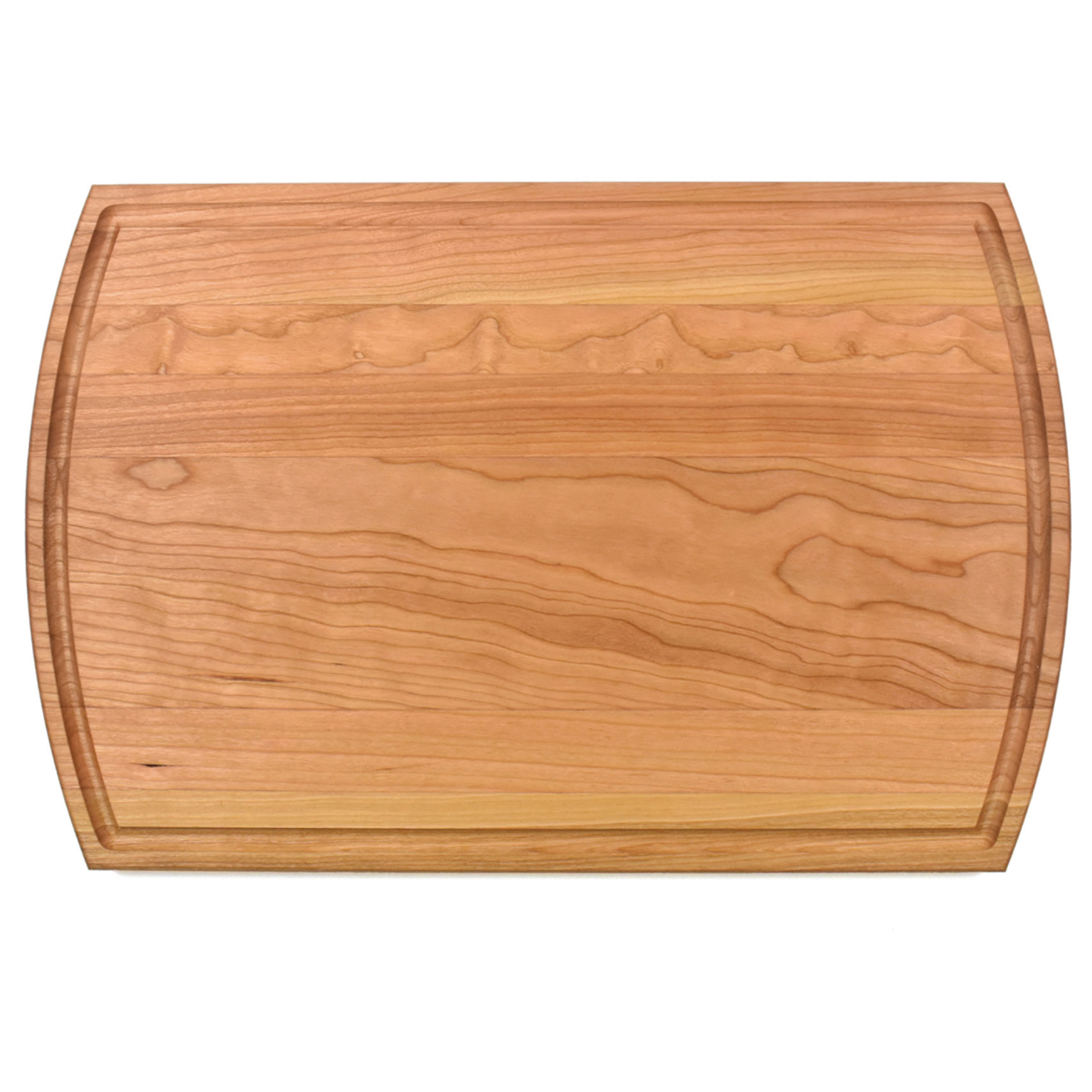 10 1/2" x 16" x 3/4" Cherry Cutting Board with Juice Groove 7