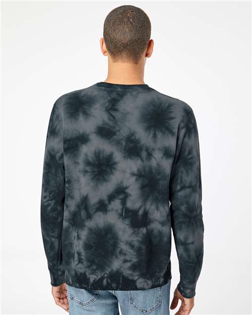 Unisex Midweight Tie-Dyed Crewneck Sweatshirt - PRM3500TD 36