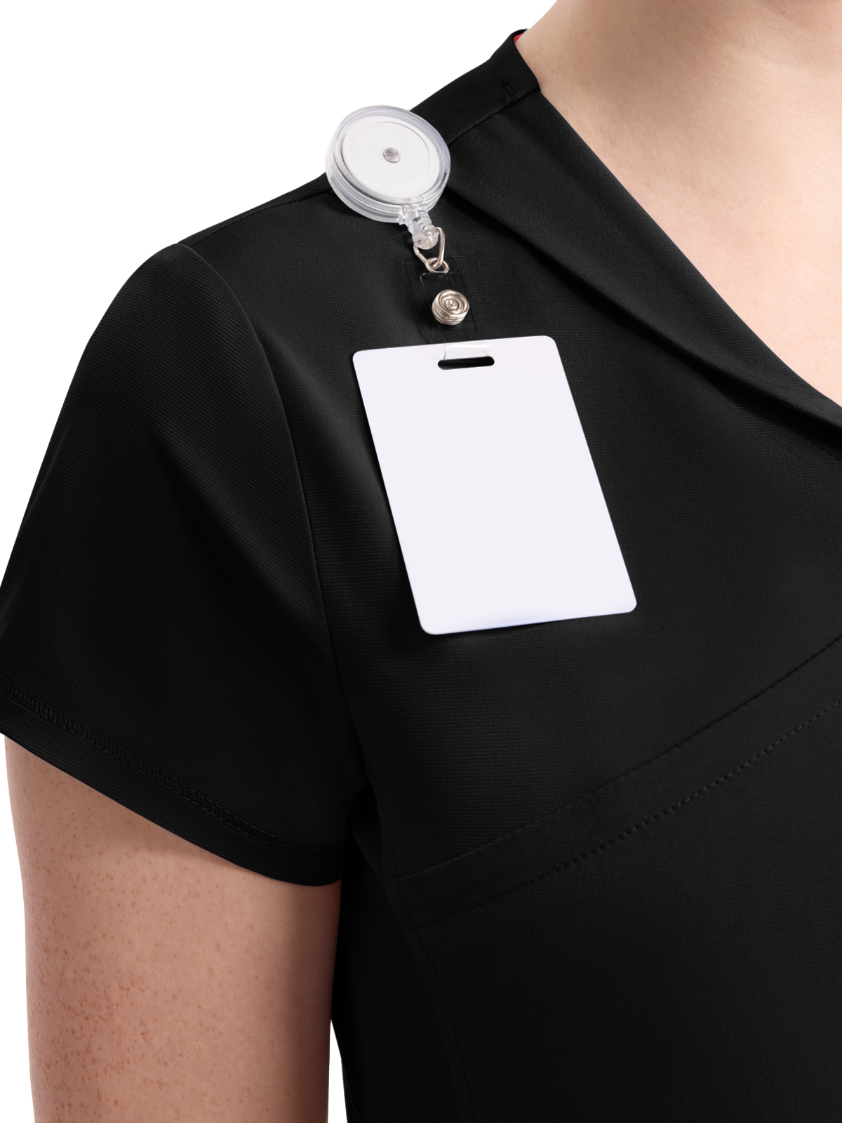 Infinity GNR8 - Women's 2-Pocket Mock-Wrap V-Neck Top 25