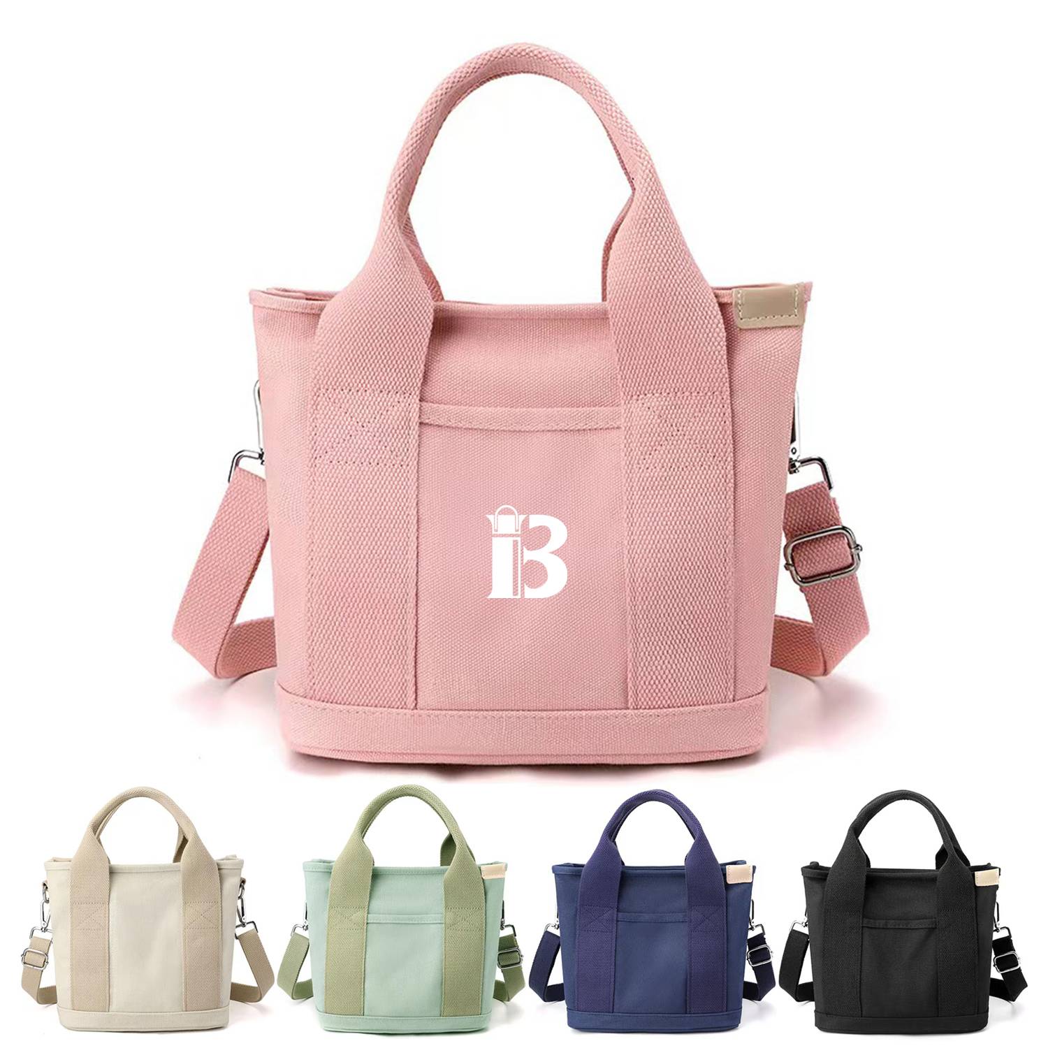 Canvas Crossbody Bag With Zipper 11