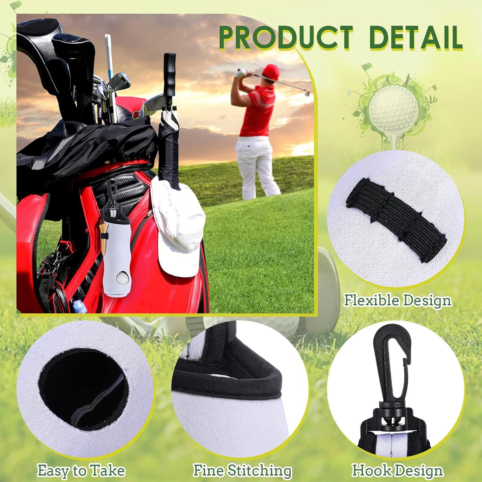 Golf Ball And Tee Holder Carry Bag 15
