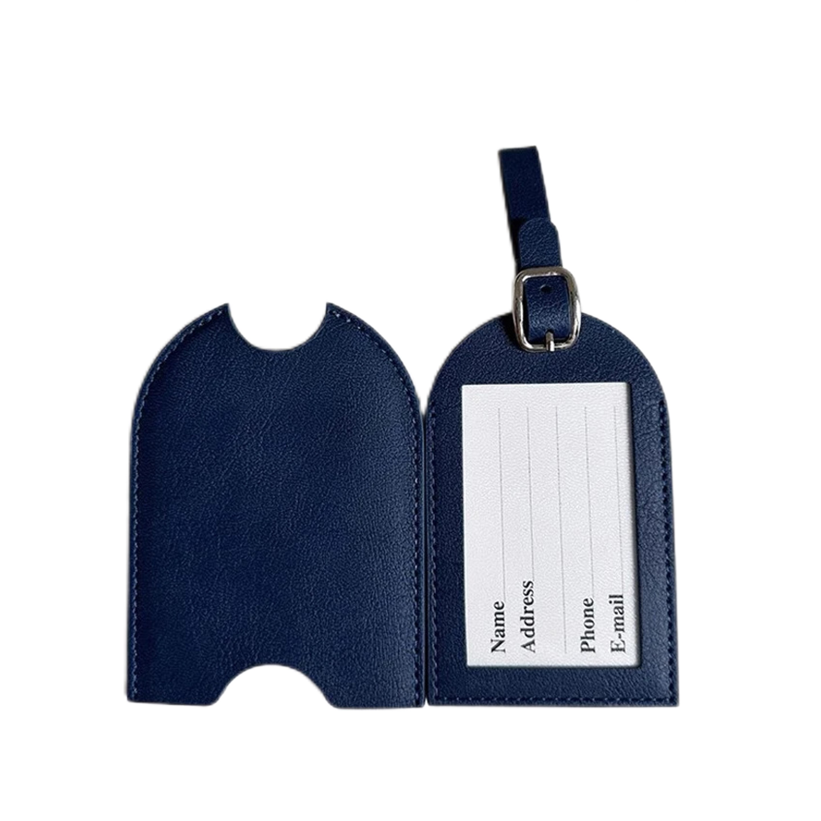 Premium Letherette Luggage Tags with Privacy Cover 4