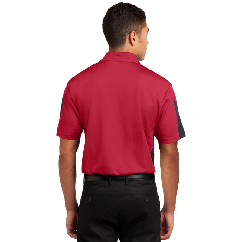 Sport-Tek PosiCharge Active Textured Colorblock Polo. 44