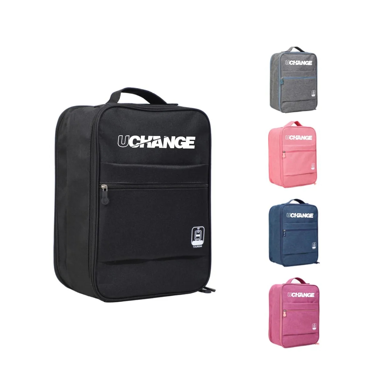 Portable Travel Shoe Bag Organizer Storage W/ Luggage Strap 5