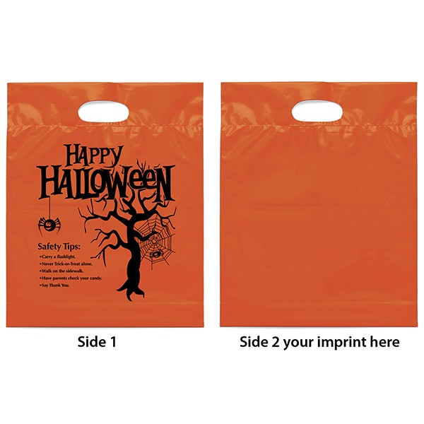 Orange Die Cut - Happy Halloween - Flexo Ink Print 3