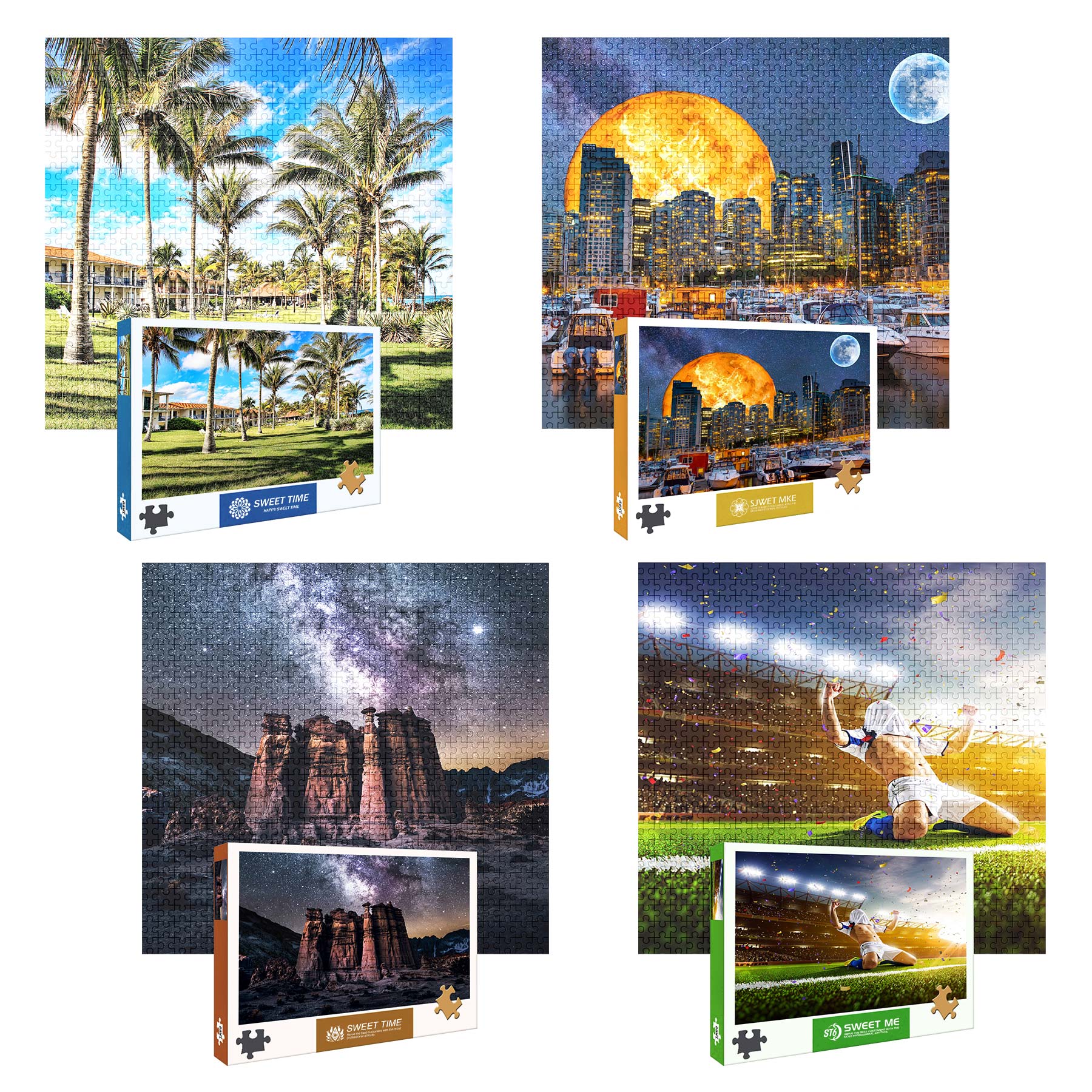 1000 Pieces Custom Printed Jigsaw Puzzle 5